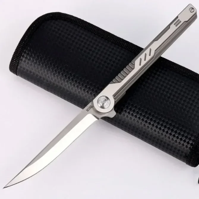 Карманный складной нож Mec Dragon Shadow M390 Blade TC4 ручка из титанового сплава тактический