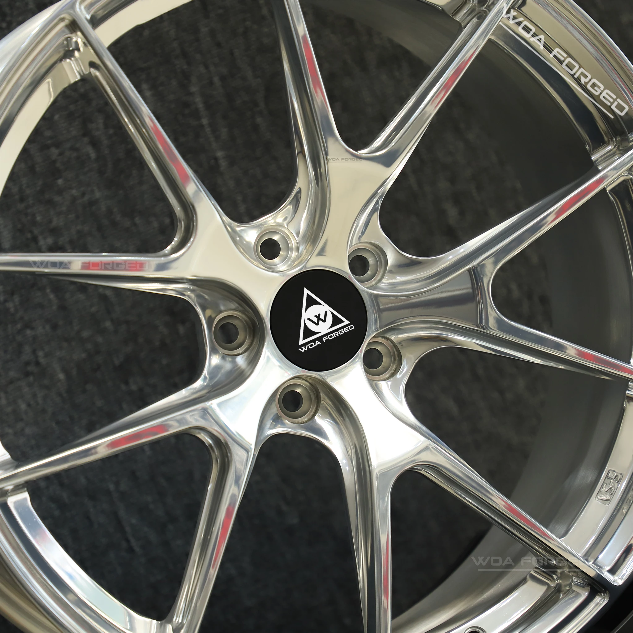 Фото Кованые диски Chrome Brushed Aluminum VS5RS для BMW M2 F80 F90 E46 E92 M3 M4 G20 G30 G80 330i M340i 5x120 5x112 №5