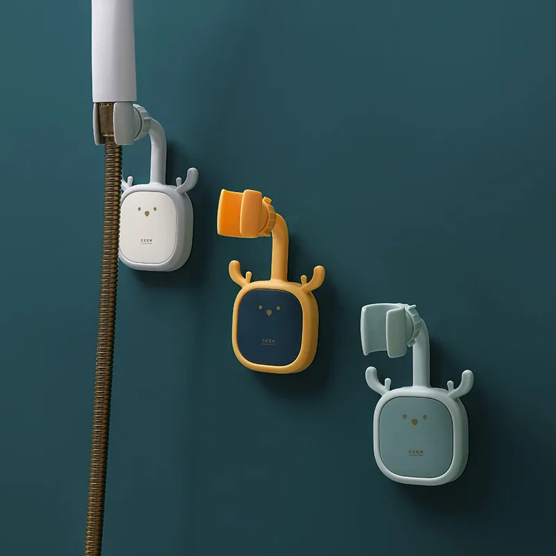 

Suction Cup Shower Bracket No-punching Fixed Shower Head Hanger Shower Universal Bathroom Bracket Nozzle Base Stand Accessories