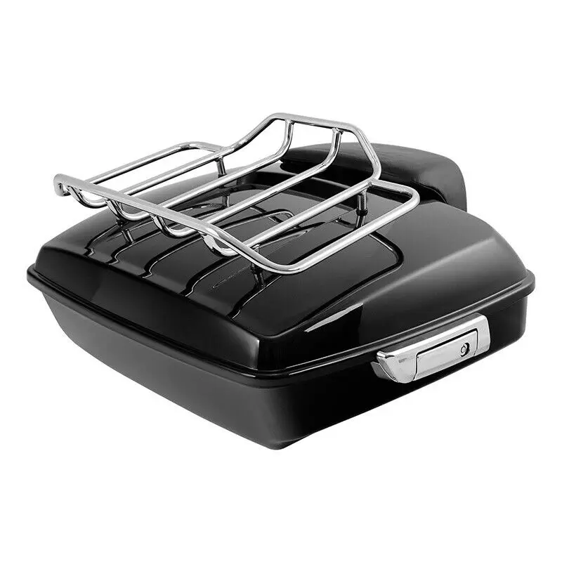 Фото Нарезной багажник для мотоцикла, стойка, спинка для Harley Tour Pak Touring Road King 2014-2023 №3