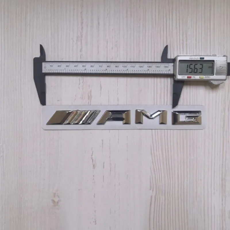 Надпись AMG MERCEDES Мерседес пластик эмблема логотип значок 18см длина ...
