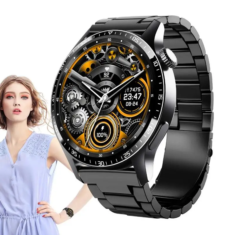 

158 Sport Modes 1.35-inch Hd Touch Screen Smart Watch Men Blood Pressure Waterproof Smartwatch Women Heart Rate Monitor Watch