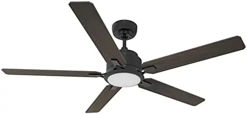 

Indoor & Outdoor Ceiling Fan With Light, Low Profile Smart Ceiling Fan With 10 Speeds, Silent DC Motor, Farmhouse Ceiling Fa