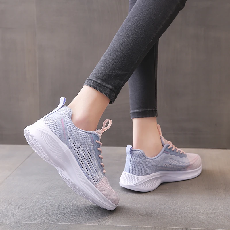 New Fashion Women's Running Hollow Out Shoes Breathable, Leisure, Outdoor, Lightweight, Walking and Sports Shoes High Quality