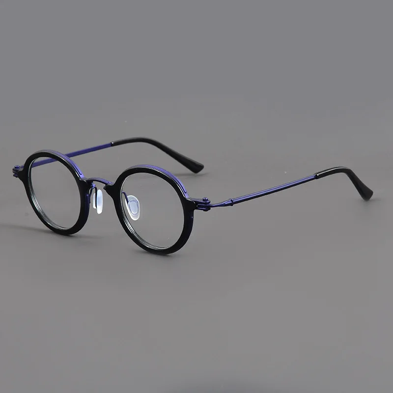 

Personalized Japanese Style Classical Tortoise Glasses Frames Men Round Acetate Premium Eyeglasses Women Handmade Sunglasses