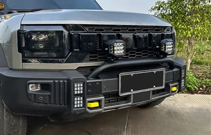 Новый! Передний бампер автомобиля с лампой подходит для CHERY JETOUR Traveler T2 2023 2024