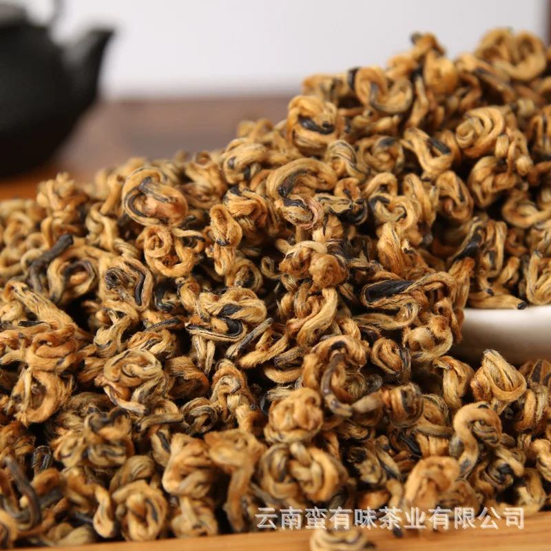 

Китайский красный чай Yunnan Fengqing Dian Hong 250 г Премиум DianHong черный для похудения заварник для похудения