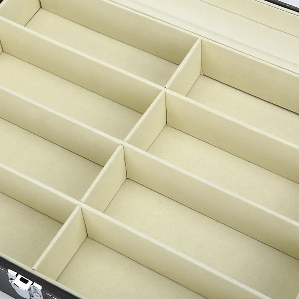 8 Slots Sunglasses Case Eyeglasses Eyewear Display Box Watch Organizer Collection Holder Gift Accessories Store
