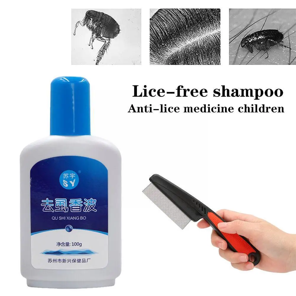 

Lice Killing For Hair Head Lice Comb For Hair Lice Spray Preventative Removal For Lice Eggs Nits Promotes Lice-Free Hair I2W1