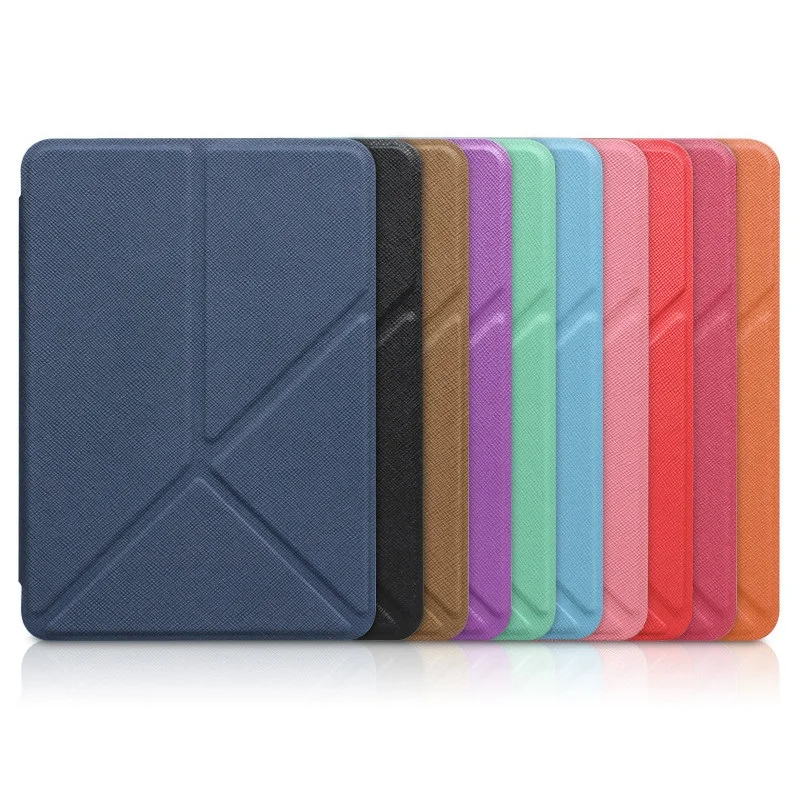 

Leather Folding Bracket New Kindle Case For Kindle Paperwhite 4 3 2 1 E21 5th 6th 7th 10th Generation 2019 2018 6Inch Cover Capa