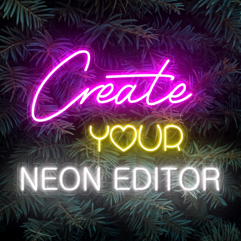 Private Neon Light Sign Custom Name Logo Wedding Birthday Party Neon LED Light Sign Anime LED Neon Mural Light Drop Shipping