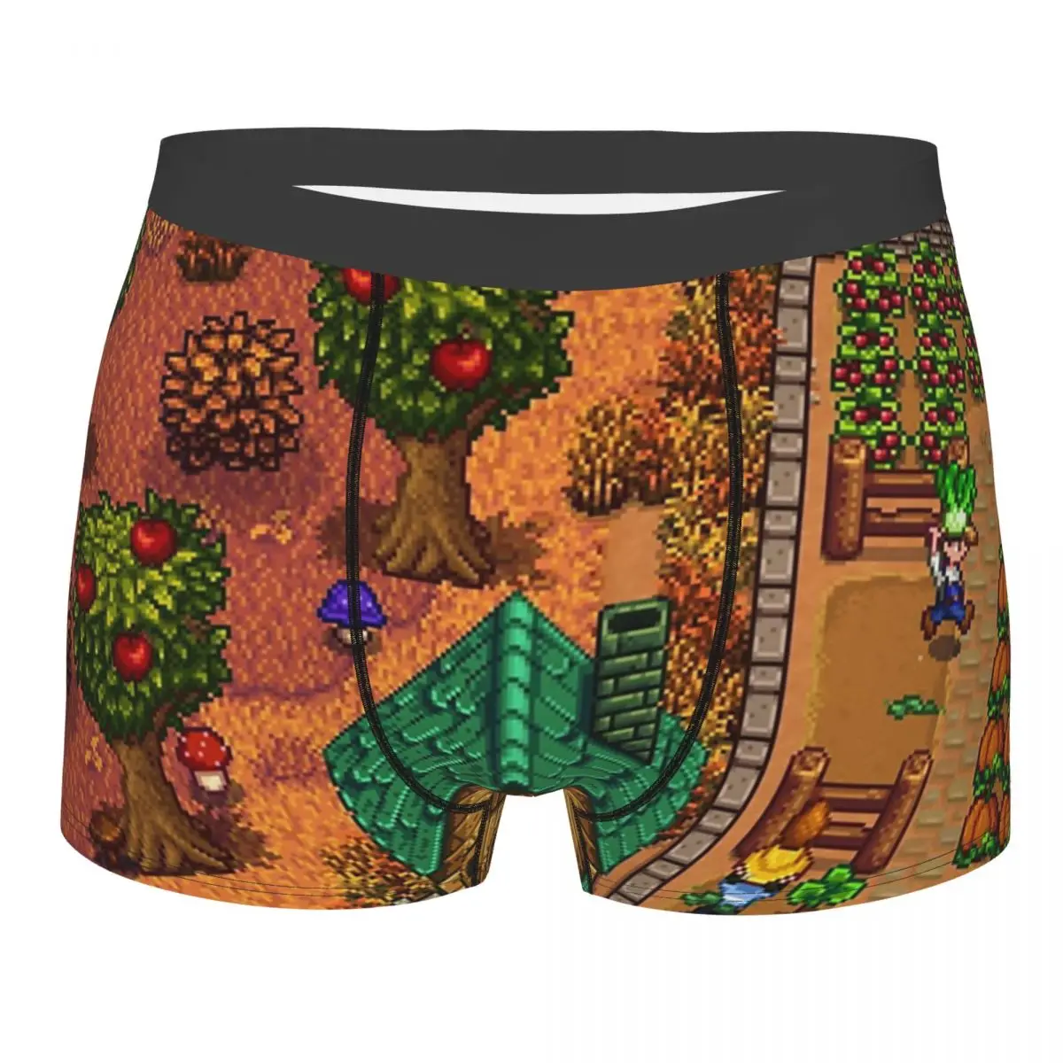 

Male Fashion Stardew Valley Map Underwear Boxer Briefs Men Stretch Shorts Underpants