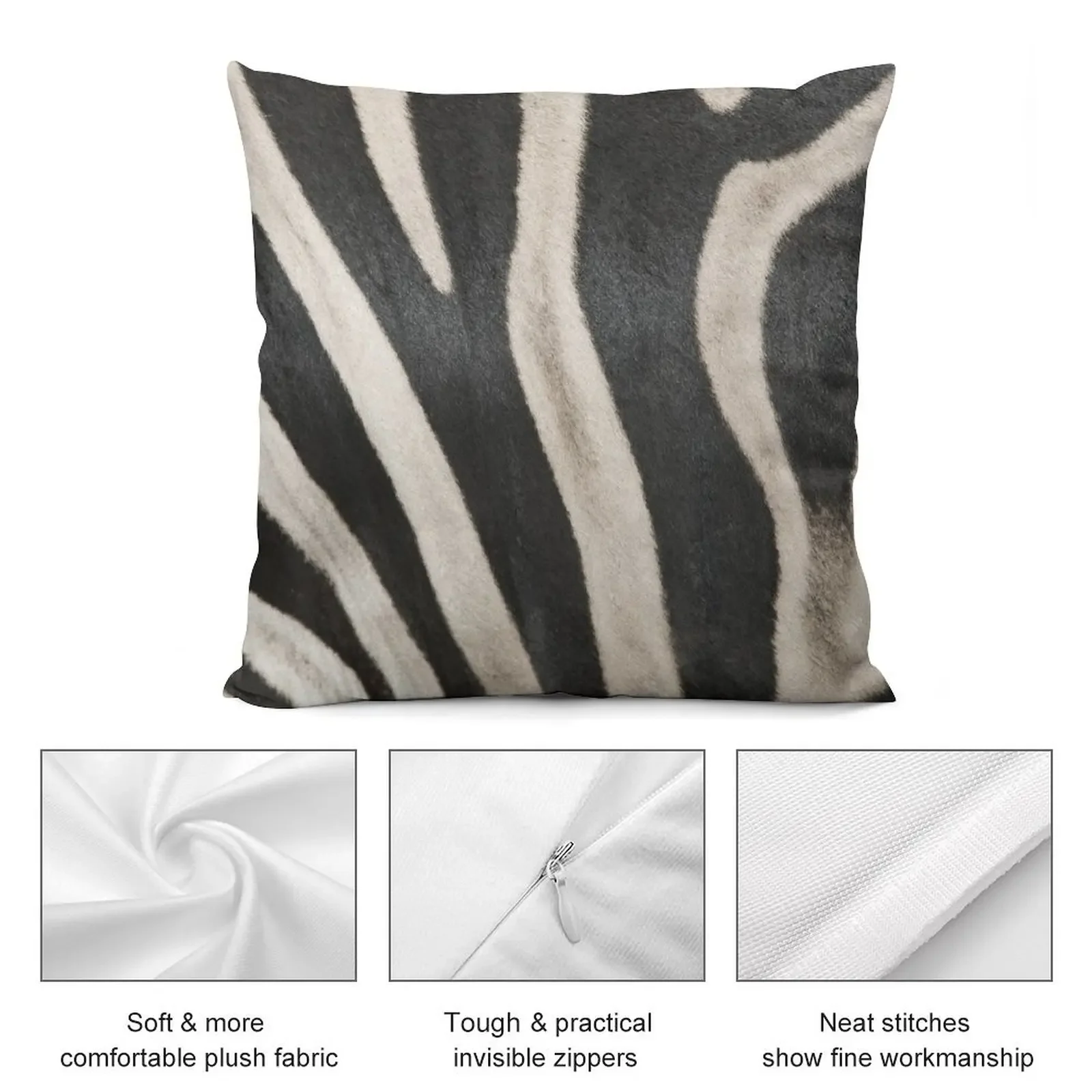 Чехол для подушки с принтом зебра Fujian