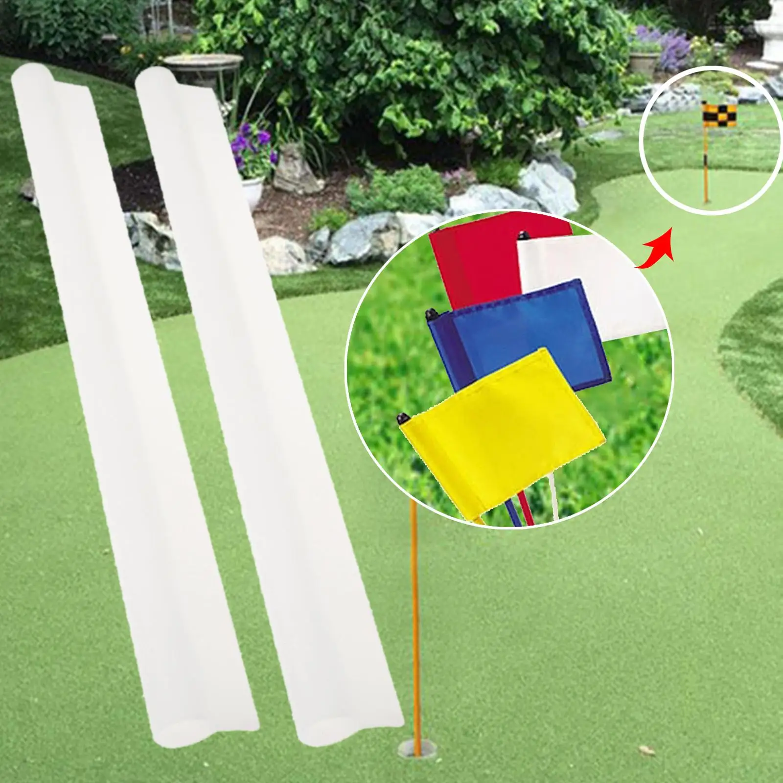 

Golf Flag Tube Inserts High Quality 35.5cm Sewing Accessories Replacement