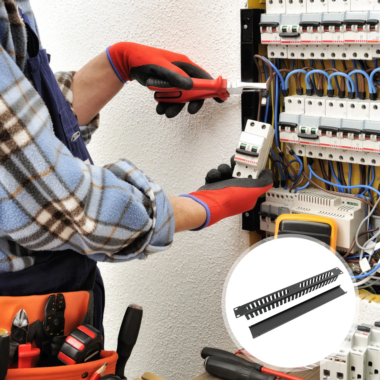 

Metal Offline Rack Server Cable Manager Frame Management Unit Cold Rolled Steel Plate System Mount