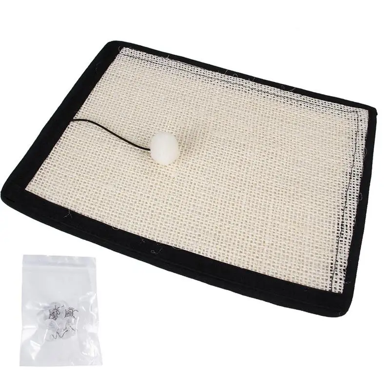 

Натуральный сизальный когтеточный коврик для кошек, коврик для доски, коврики для игрушек, защитный когтеточный коврик