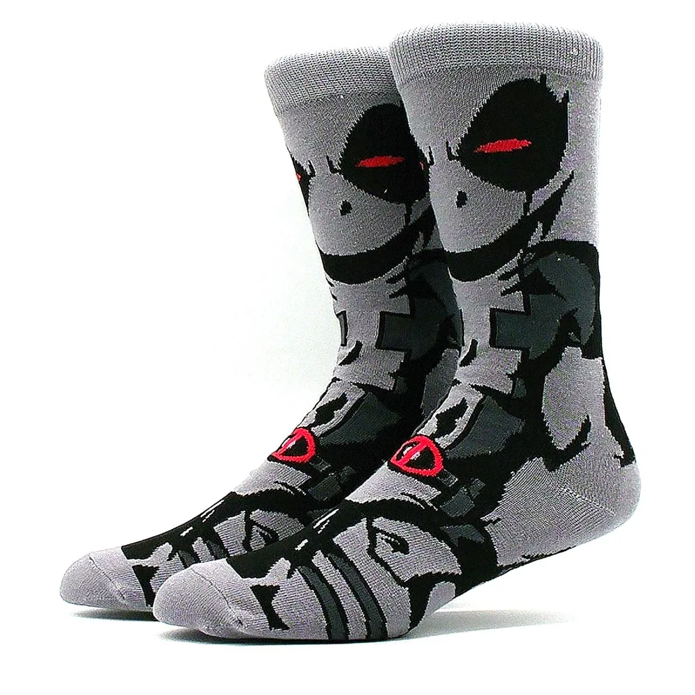 2022 Hot Sale Marvel Anime women men socks Long Socks Mans Knee-High Cosplay Calf Sock Adult Hip Hop Personality Hip Hop Socks