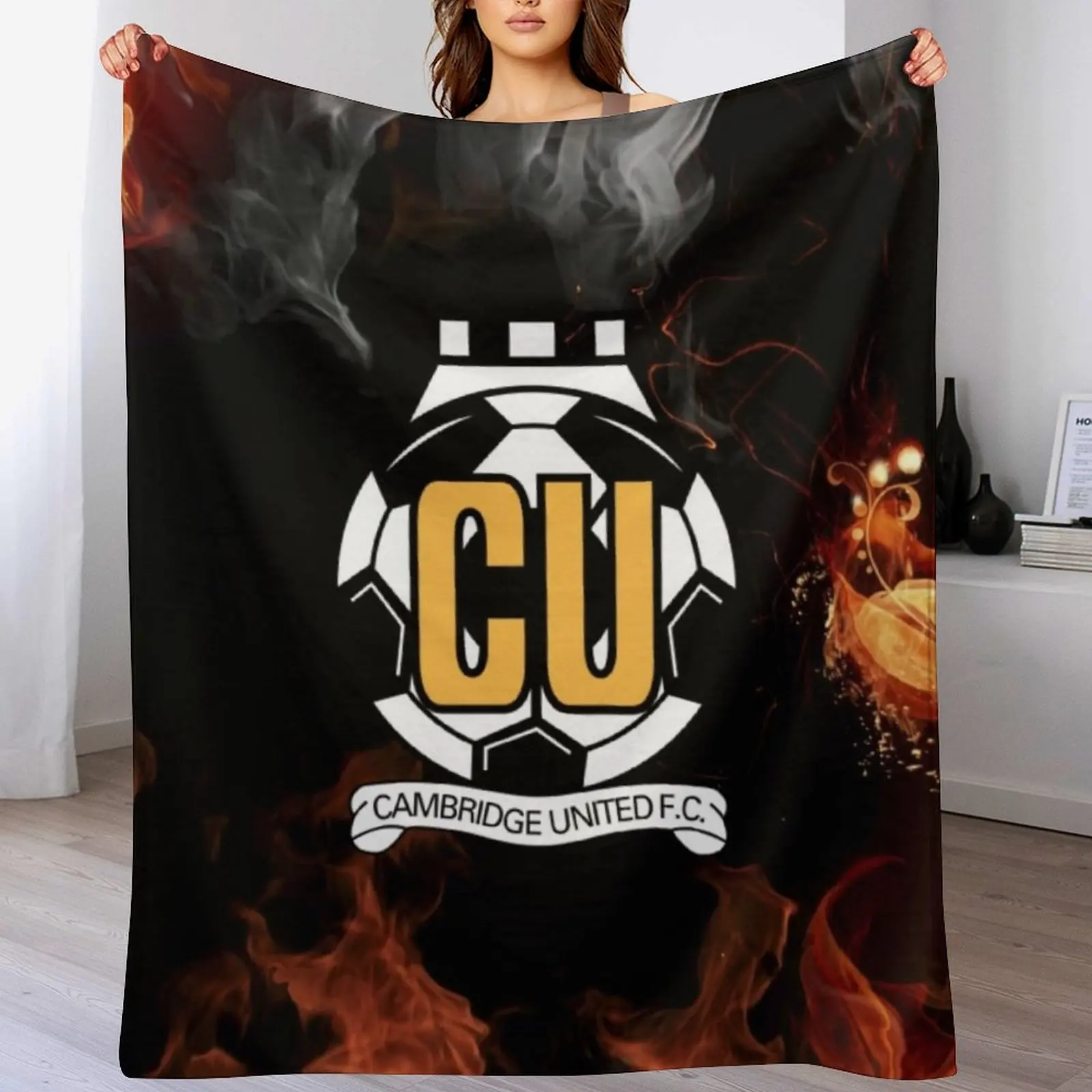 cambridge United fc Плед Пляжные одеяла для волос