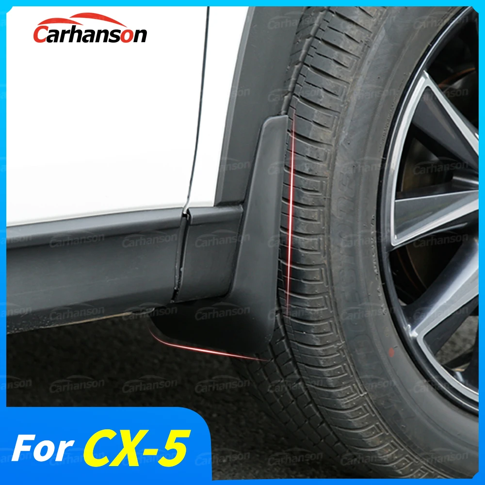 For Mazda CX5 2020 2019 2018 2017 Car Accessories Protector Front Rear Mud Flap Mudguards Scuff Plate Guard Splash Styling