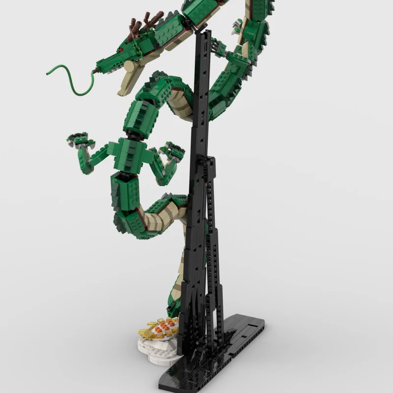 1782 шт. MOC Shenron Dragon строительные блоки 125 см креативная сборка кирпичи игрушки для