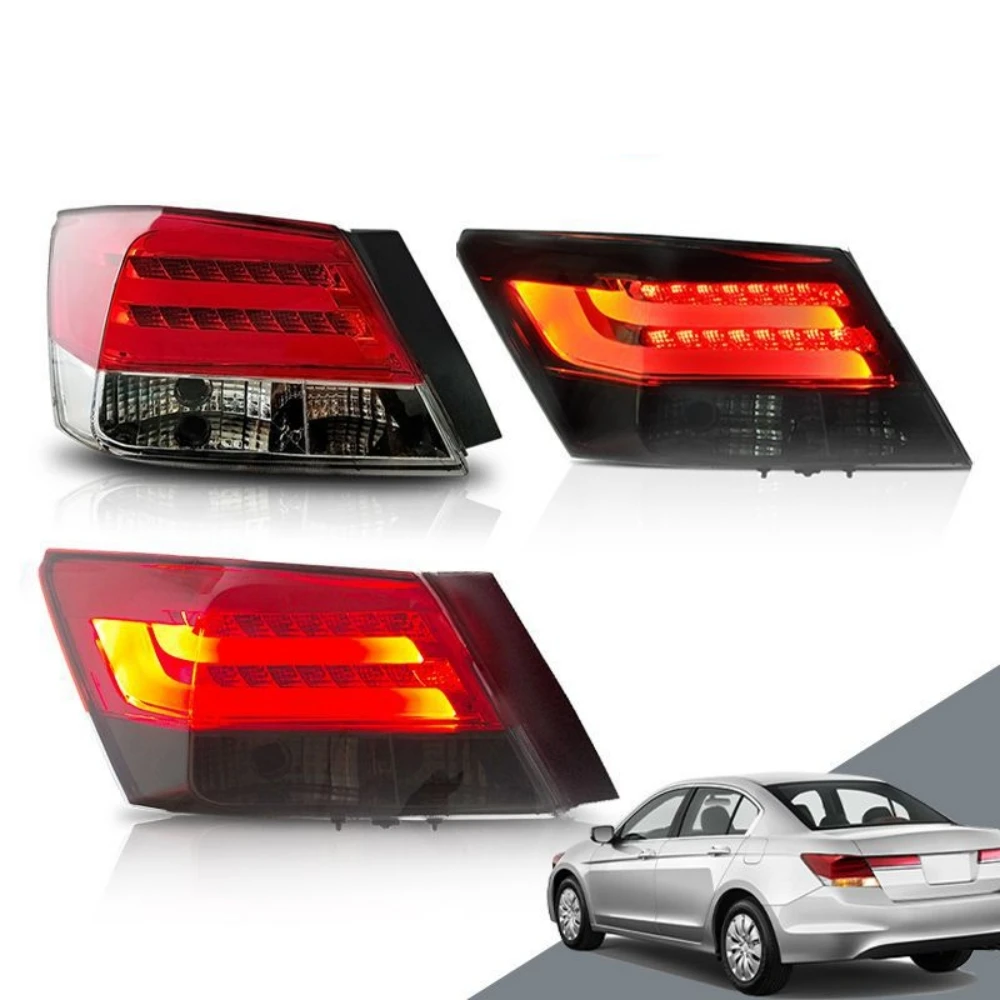 

LED Car Taillight Tail Lights For Honda Accord 8 2008 2009 2010 2011 2012 2013 LED Rear Fog Lamp Turn Signal Reverse Brake Light