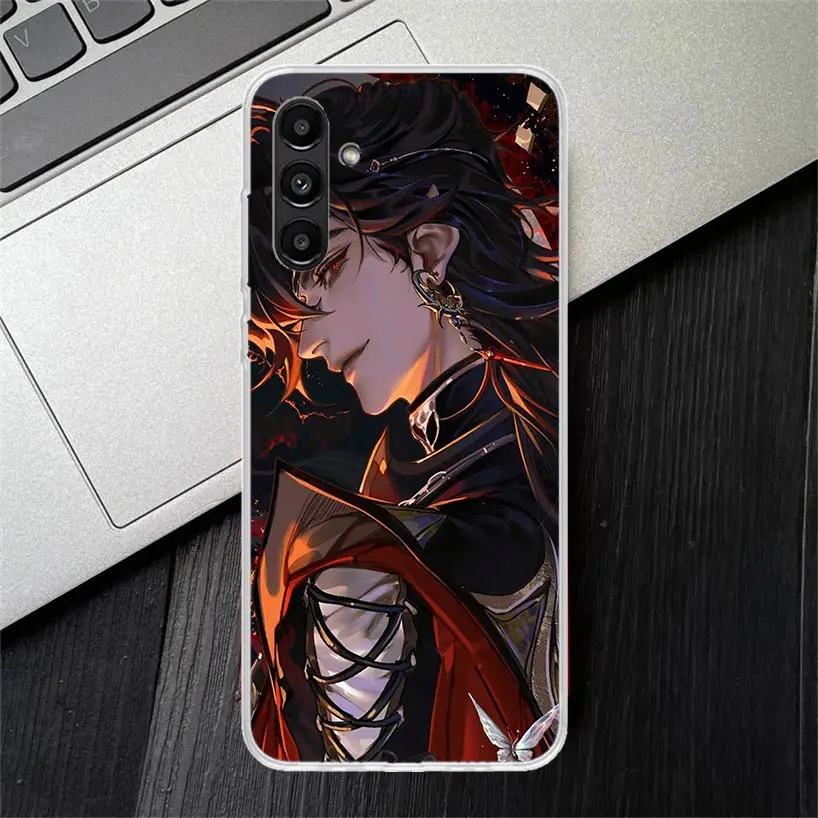 Небесный Официальный чехол с благословением для Samsung Galaxy A14 A15 A13 A12 A54 A55 A53 A52 A34 A35 A33