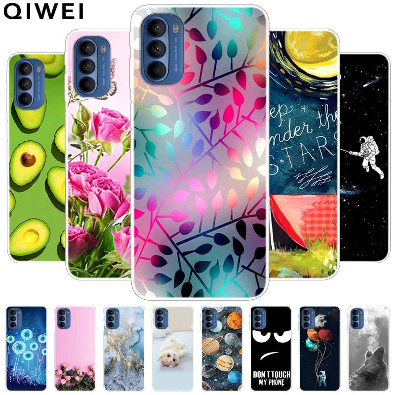 

For Moto G31 G41 Case Clear Bumper Silicone Soft TPU Phone Cover for Motorola Moto G51 5G Cases Cute Cartoon Funda G71 G 31 41