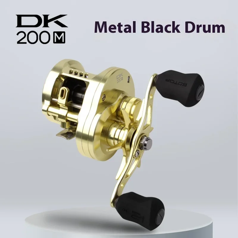 Фото Новинка 2023 года, кастинговые рыболовные барабаны Kawa DK200, колесо 6,8:1, рыболовные катушки, 249 г, обработка с ЧПУ, 15 кг, рыболовные катушки с магнитным тормозом №1