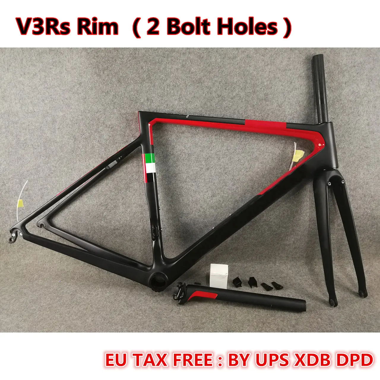 

V3Rs карбоновые велосипедные дорожные рамы черные красные командные прямые крепления тормоза дисковые T1100 UD велосипедные рамы с 42 45 48 50 52 54 56 ...