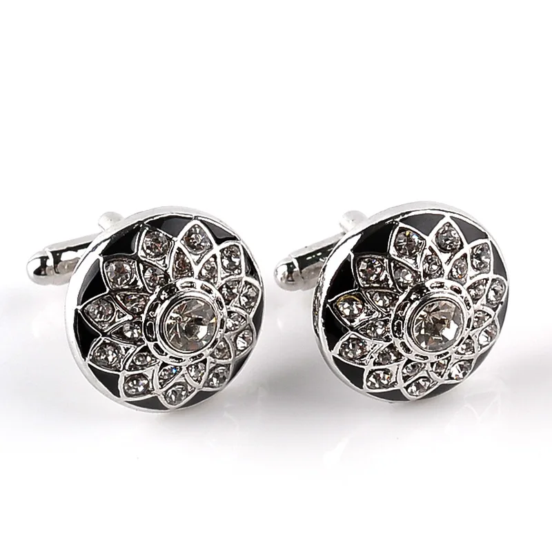 

Fashion zircon French Business Cufflinks Man Accessories For Personalised Wedding Firm Mens Jewelry Free Delivery Shipping