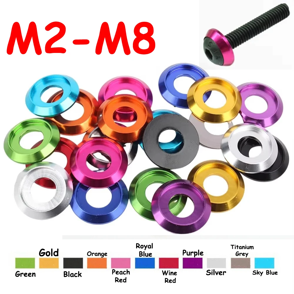 

Шайбы Yiqianyuan алюминиевые M2-M8