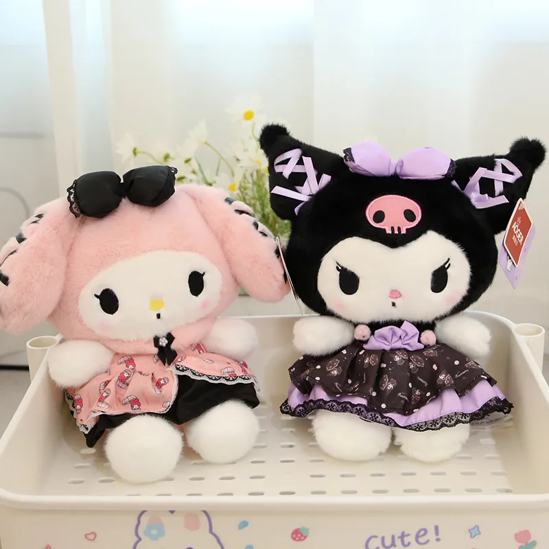 Sanrio Милая Вечеринка Hellokitty Kuromi Melody Cinnamoroll плюшевые игрушки праздничный подарок