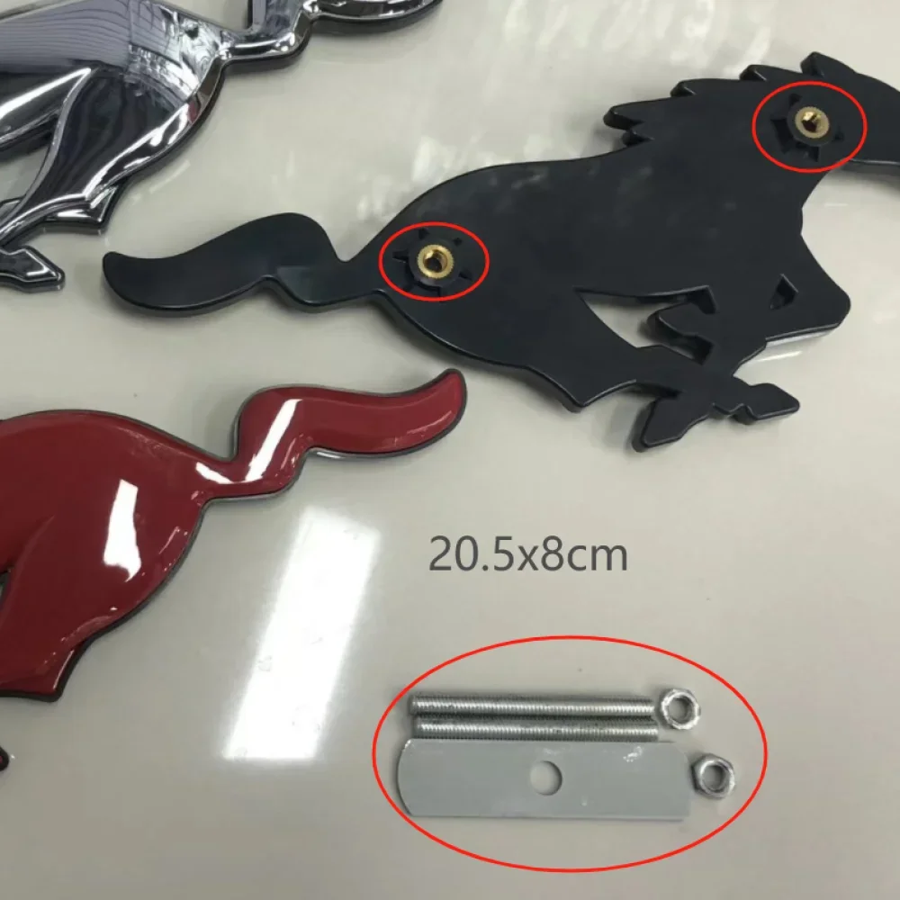 Передняя эмблема в форме лошади для Ford Mustang Focus Mondeo ROUSH SHELBY GT GT500 LAGUNA SECA наклейка