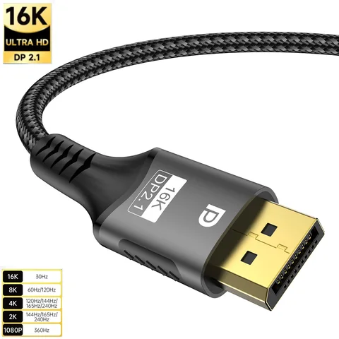 FDBRO DisplayPort кабель 80 Гбит/с