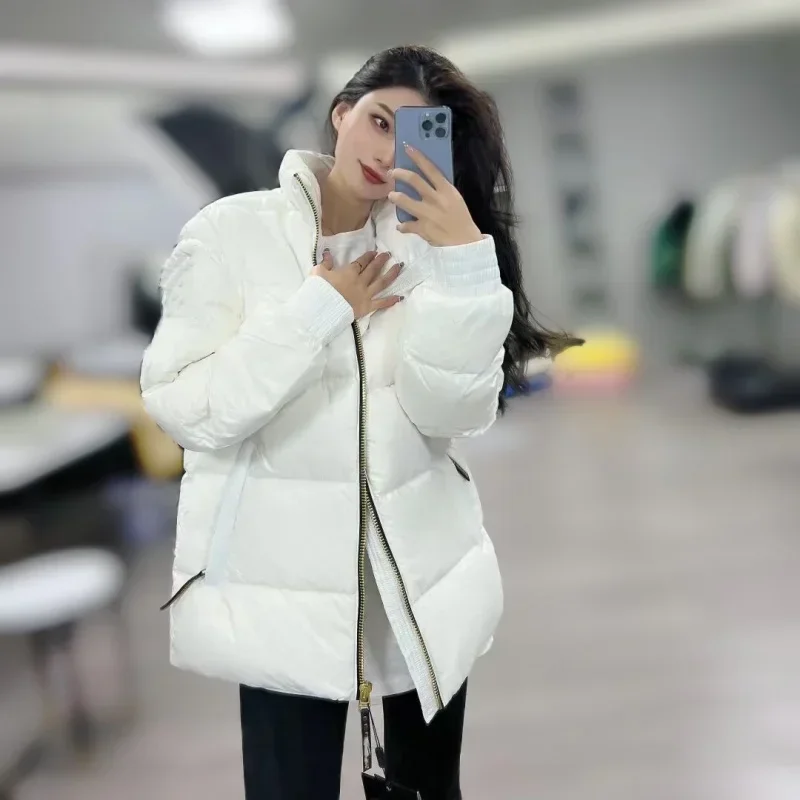 MO * SE KNUCKL S однотонная ветрозащитная укороченная пуховая куртка унисекс зимний