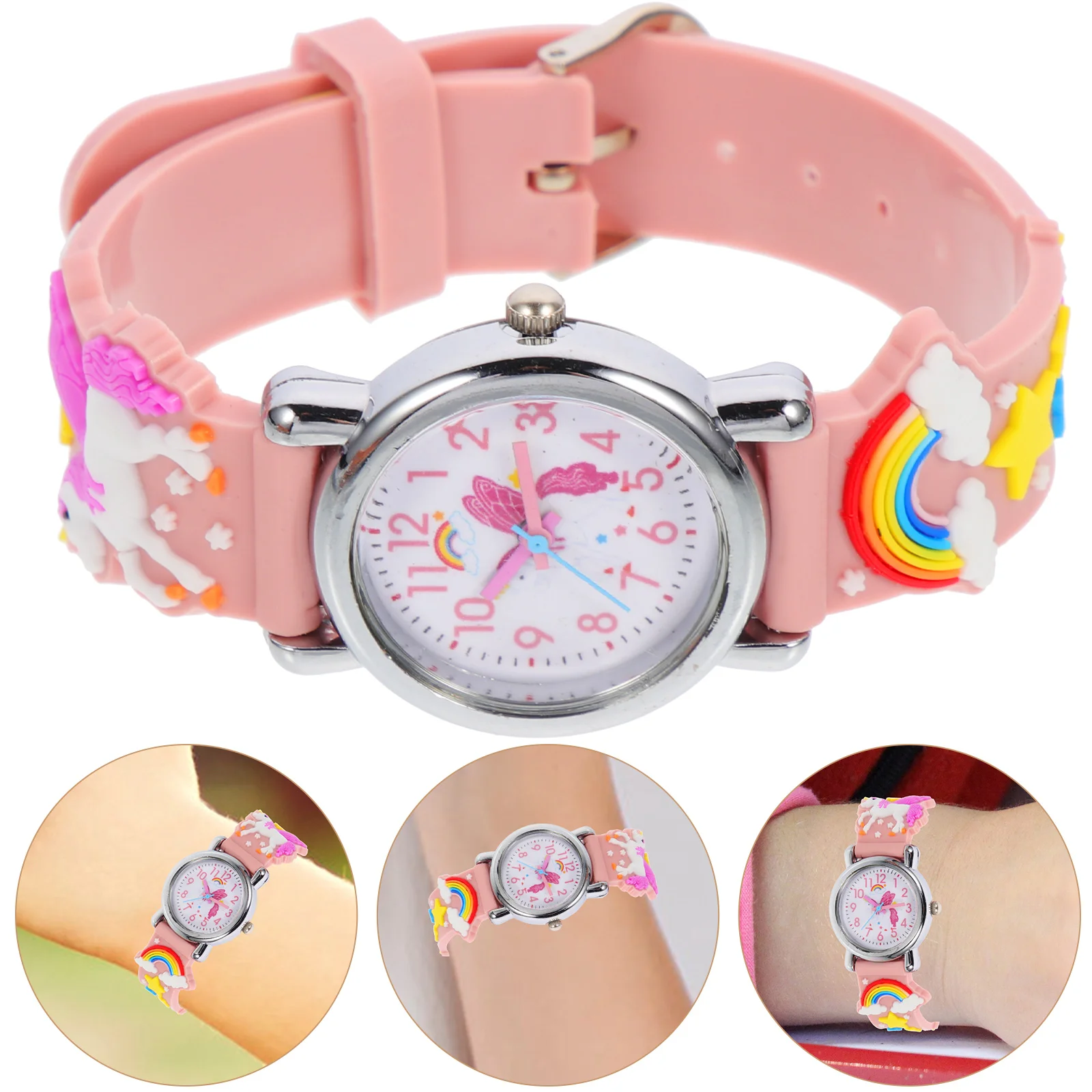 

Watch Kids Girls Watches Cartoon Children Wrist Toddler Silicone 7 Toddlers Strap Ages Pattern Present Students Lovely Old Years