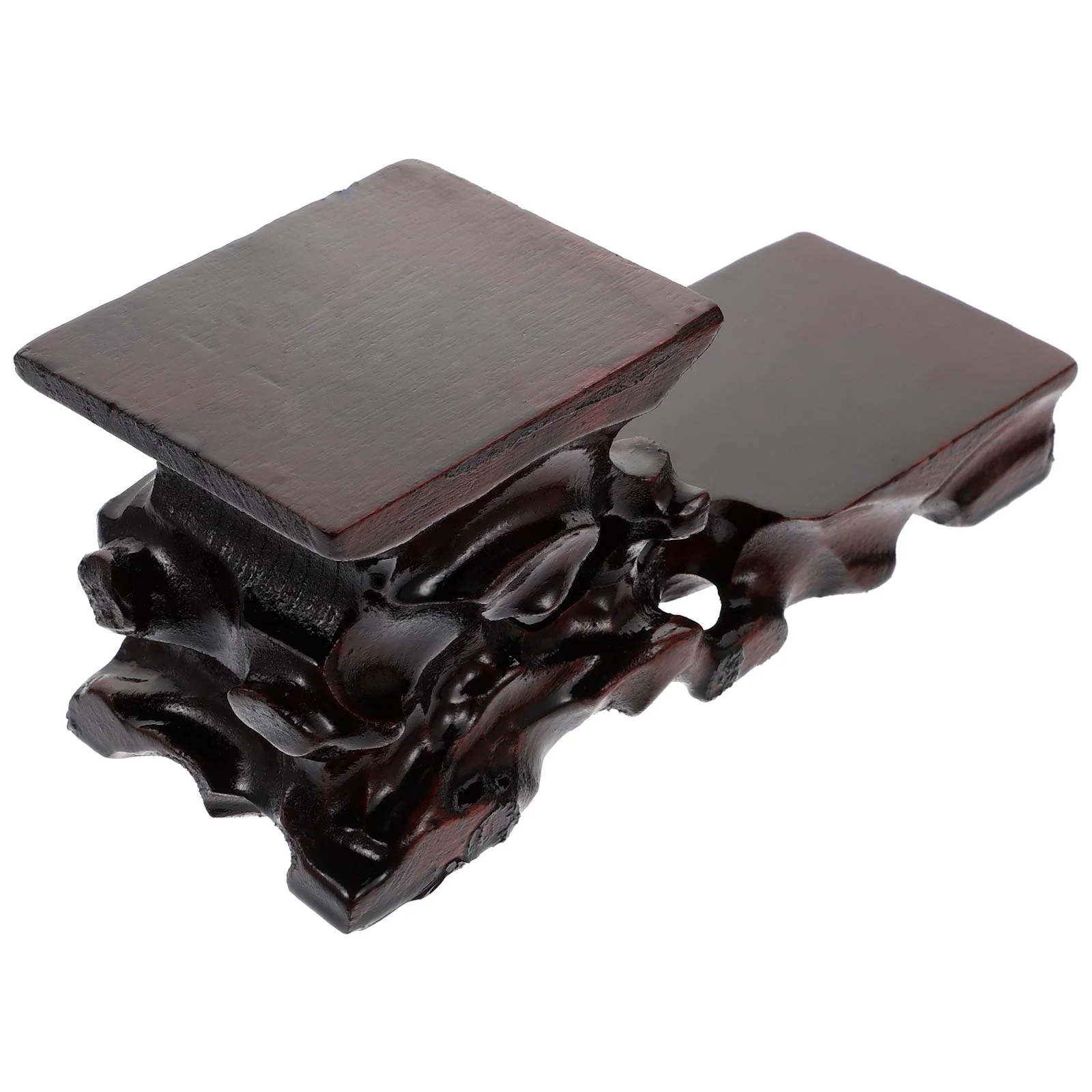 

1pc Artware Storage Rack Figurine Adornment Base Antique Jade Display Stand