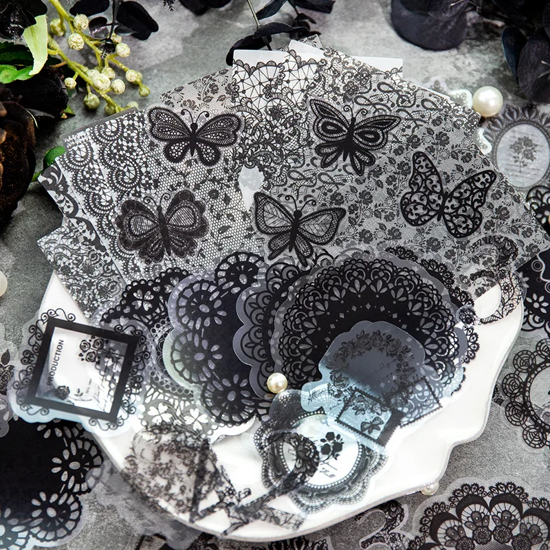 

110pcs/lot Memo Pads Material Paper Night And Day Journal Scrapbooking Paper Background Decoration Stationery