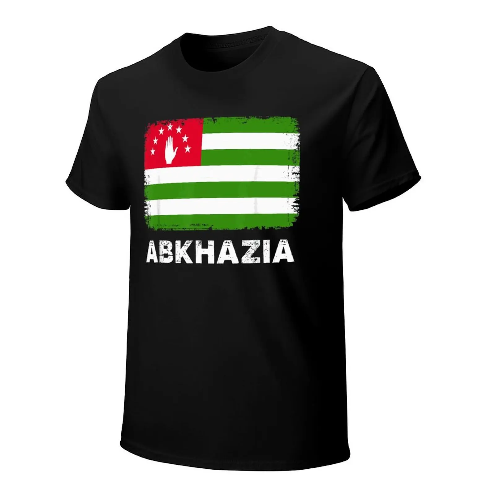 More Design Men Tshirt Republic Of Abkhazia Flag Tees T-Shirt O-neck T Shirts Women Boys Clothing 100% Cotton