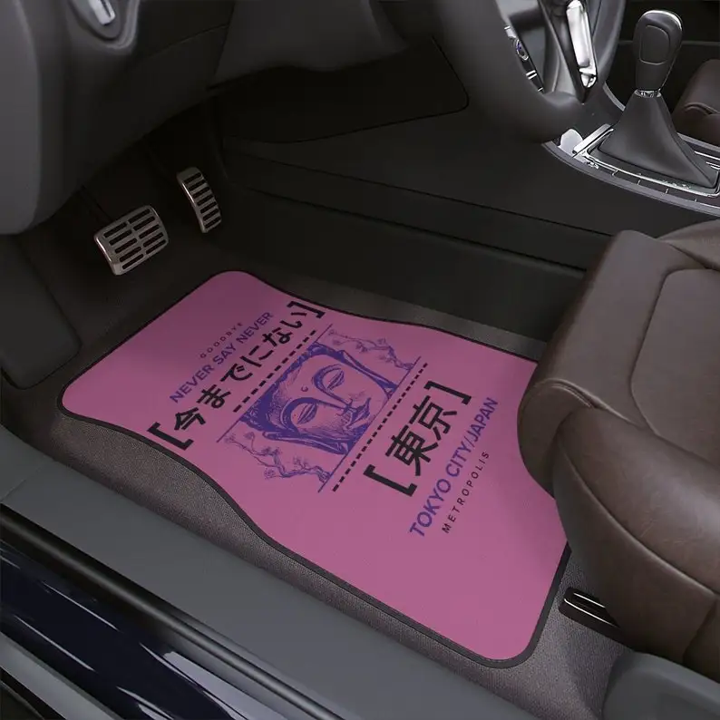 

Buddha art, car floor mat, cute car accessories for teens, japanese letters, kanji, Tokyo, Japan, pink, never say never, law of