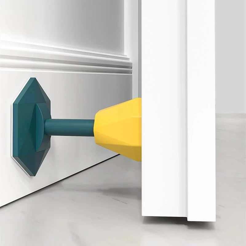 

Safety Tools Door Rear Retainer Practical Door Pads Silicone Anti-shock Door Wall Buffer Stop Door To Door Mute Household