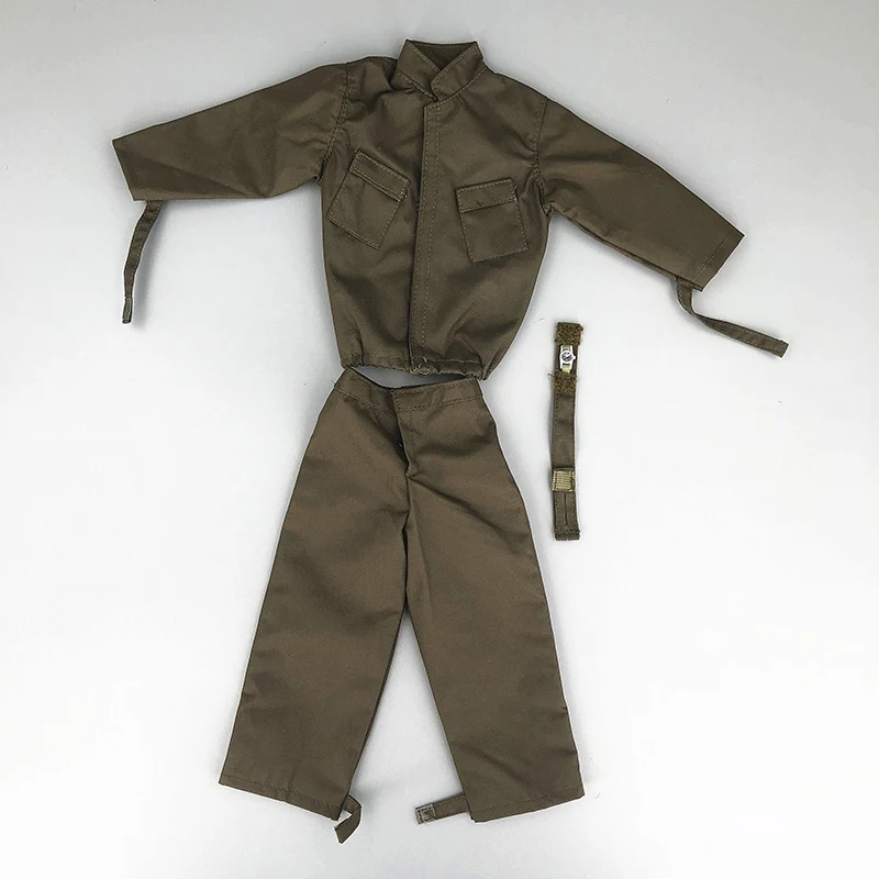 

1/6 Scale Modern U.S Army Rescue Jungle Camouflage Green Coat Pants Watch Set Model for 12''Figures DIY Accessories