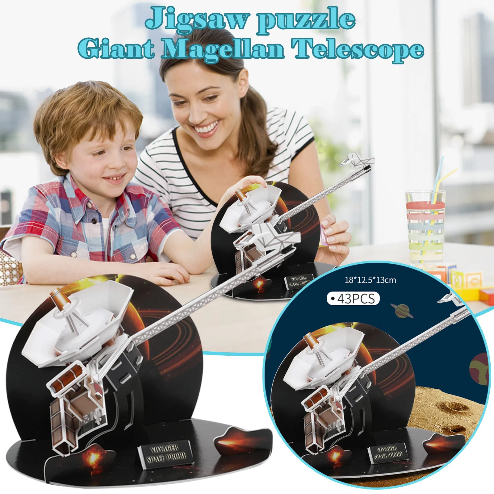 

Aegean Paper Model Three- Puzzle Gift System Solar Model Puzzle 3D Puzzle Toy Puppy