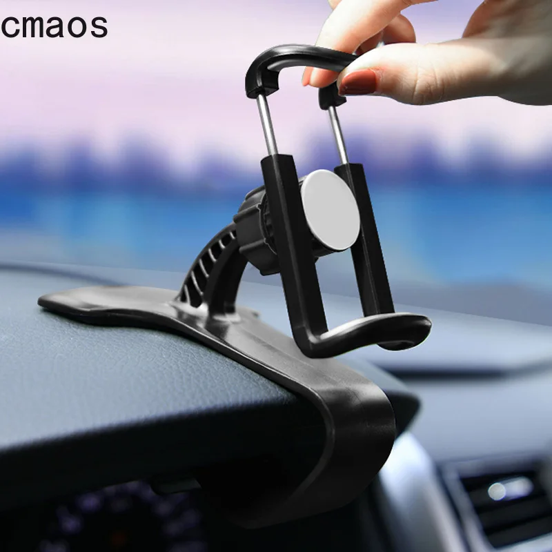 

Dashboard Mount Phone Holder in Car Flexible Clip Universal Stand Bracket Support For 4 to 6 inch Mobile Smartphones
