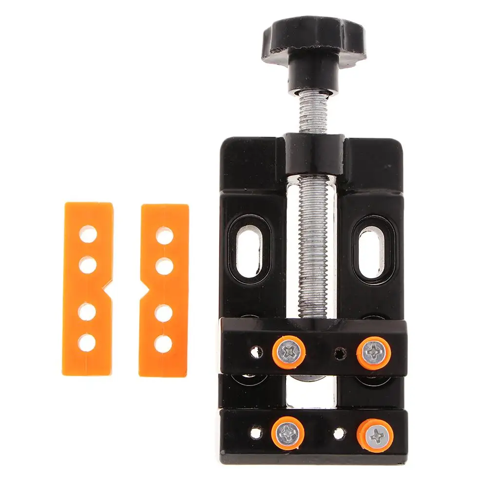 

DIY Mini Jaw Bench Clamp Drill Press Vice Opening Parallel Bench Clamps Hand Tools 0-57mm Carving Openwork Carving Fixing
