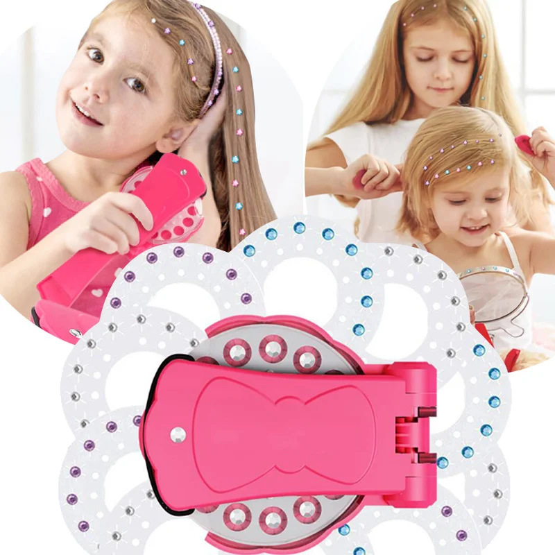 

Toy Girl Girls Nice Toys Blinger Hair Gems Shining Diamond for Hair Gem Children's Makeup Diamonds Little Pretend Play Hobbies