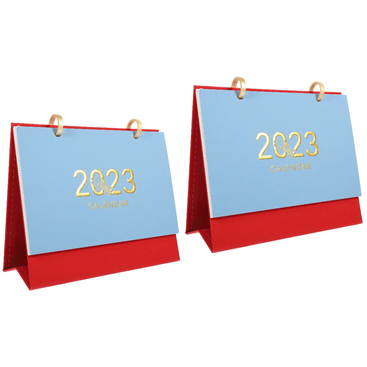 

2pcs Practical Desk Calendar 2023 Desk Calendar Office Supplies Table Calendar for Decor