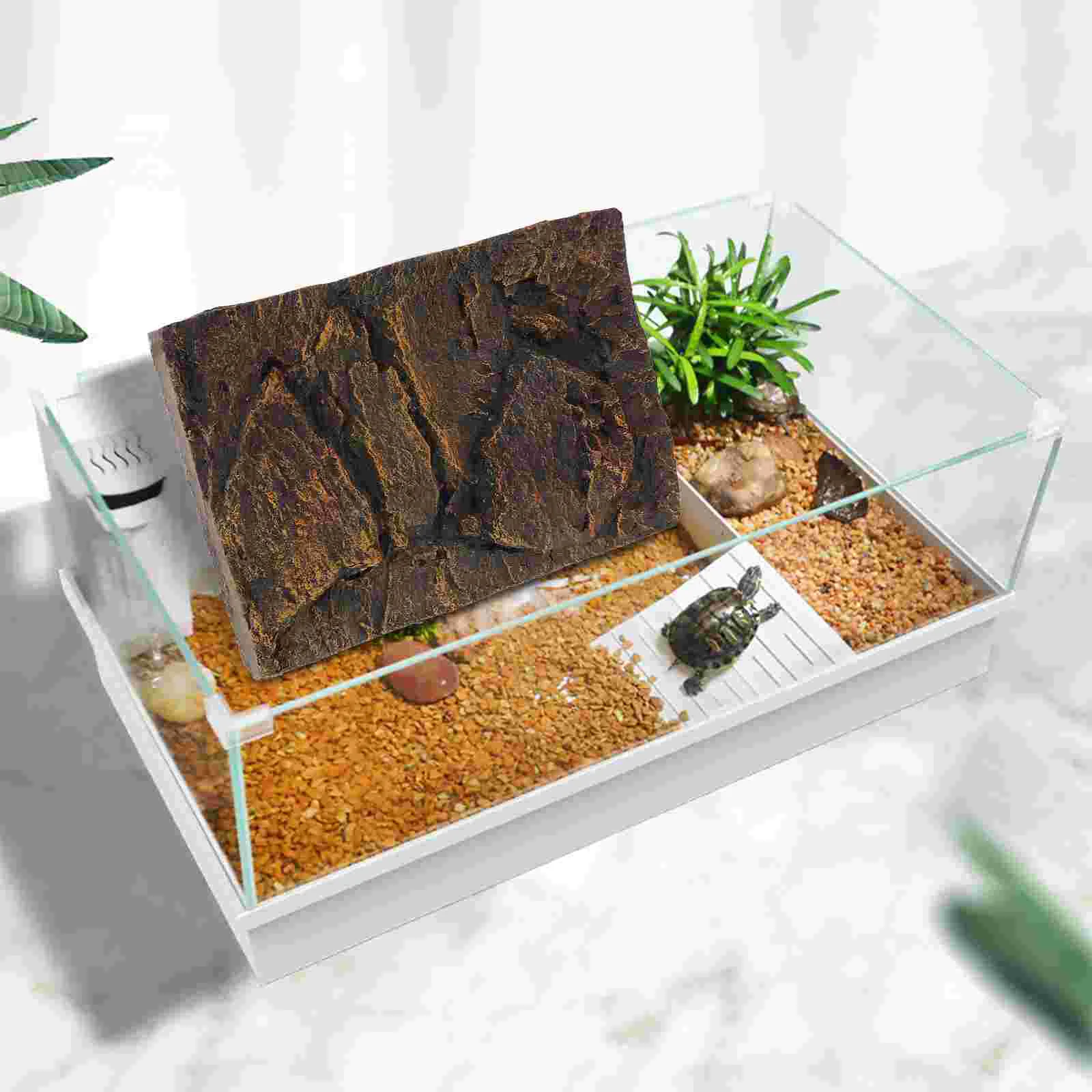 Декоративные Коврики для танка-черепахи украшение рептилий каменный фон