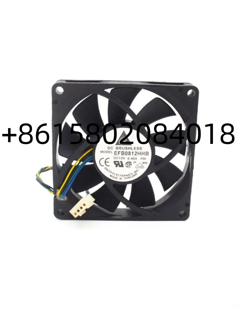 Новый оригинальный EFB0812HHB 8015 80 мм 80*80*15 12 В 0.40a охлаждающий вентилятор