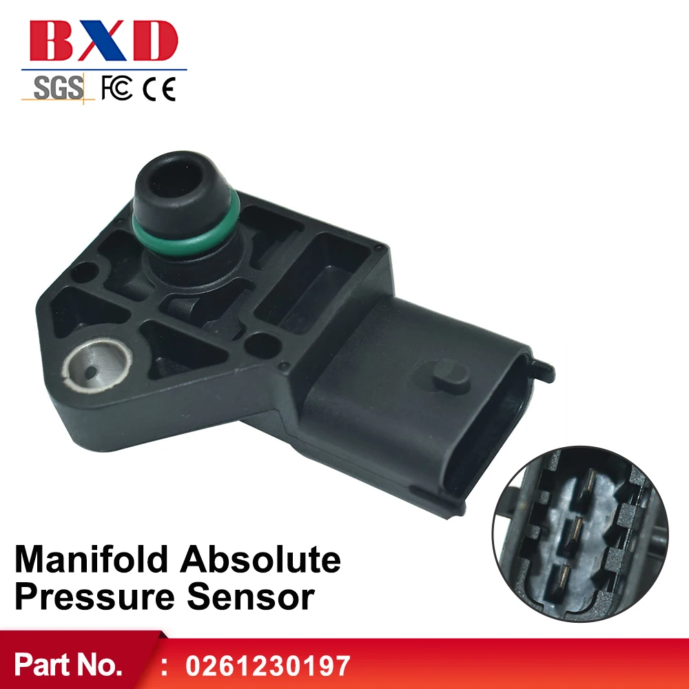 

Manifold Absolute Pressure Sensor MAP 0261230197 For Opel Saab Suzuki Splash 18590-73KA0 1859073KA0